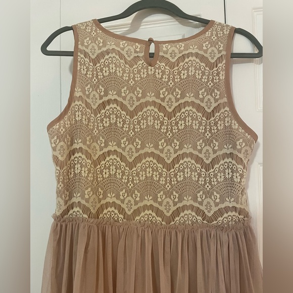 Altar’d State Lace & Tulle Blush Dress - Picture 7 of 12